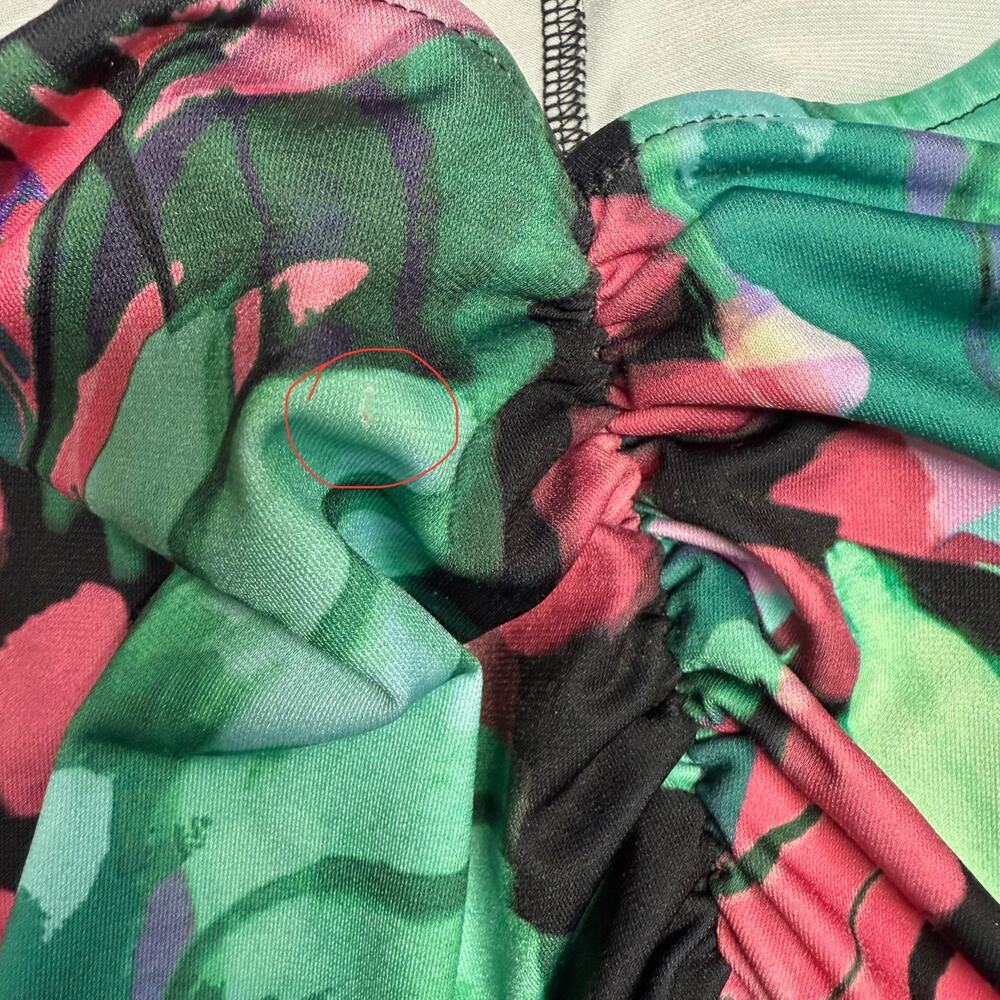 Torrid Women's Butterfly Print V-Neck With Side Pockets Dress Size 3 - Picture 9 of 16